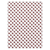 Glamour Roter Glitzer Glitzern Herzmuster Tischdecke (Vorderseite)