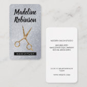 Glamour Salon Shears Terminkarte (Vorne/Hinten)