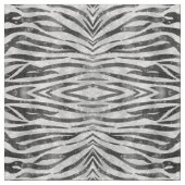 Glamour Schwarz-weißer Funkelnd Glitzer Zebra Stri Stoff (Muster)