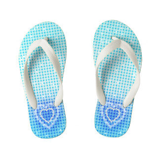 Glamour Sea Blue Diamond Kinderbadesandalen
