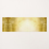 Glamour Shiny Gold Royal Crown Monogram Yogamatte (Rückseite (Horizontal))