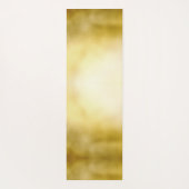 Glamour Shiny Gold Royal Crown Monogram Yogamatte (Rückseite)