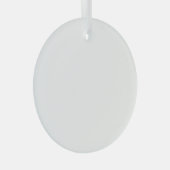 Glamour Shiny Red Fraktal Blätter Suncatcher Ornament Aus Glas (Vorderseite Rechts)