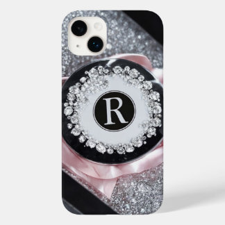 Glamour Silver Glitzer iPhone Case
