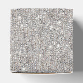 Glamour Silver Sequins Bow Diamond Geschenkschachtel (Oben)