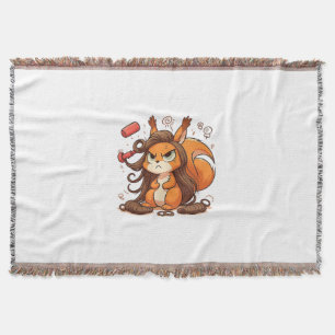 Glamour Squirrel Hair Day Decke