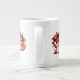 Glamour Squirrel Hair Day Jumbo-Tasse