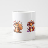 Glamour Squirrel Hair Day Jumbo-Tasse (Vorderseite)