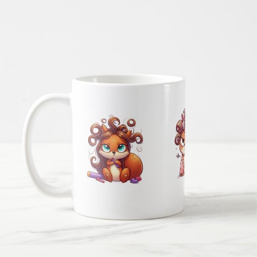 Glamour Squirrel Hair Day Kaffeetasse (Links)