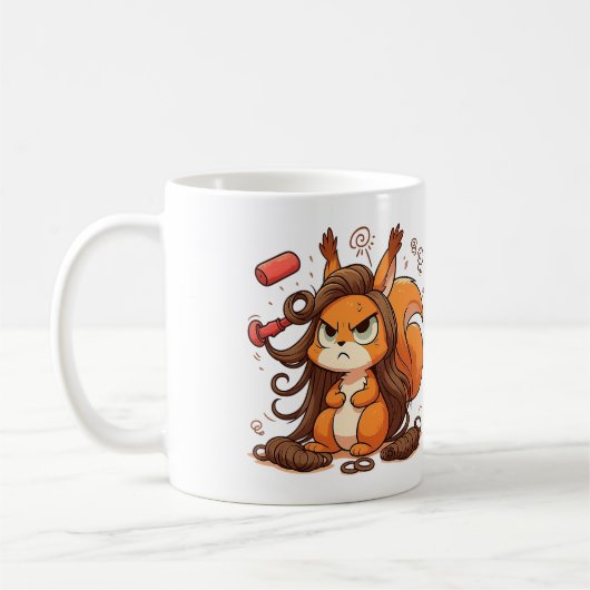 Glamour Squirrel Hair Day Kaffeetasse (Links)