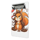 Glamour Squirrel Hair Day Mini Klemmbrett (Gewinkelt2)