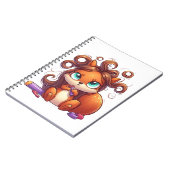 Glamour Squirrel Hair Day Notizblock (Linke Seite)