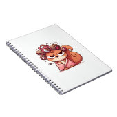 Glamour Squirrel Hair Day Notizblock (Rechte Seite)