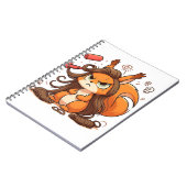 Glamour Squirrel Hair Day Notizblock (Linke Seite)