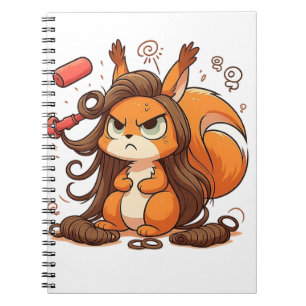 Glamour Squirrel Hair Day Notizblock