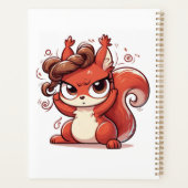Glamour Squirrel Hair Day Planer (Rückseite)
