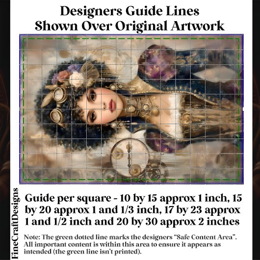 Glamour Steampunk Frau DM2L Decoupage Seidenpapier