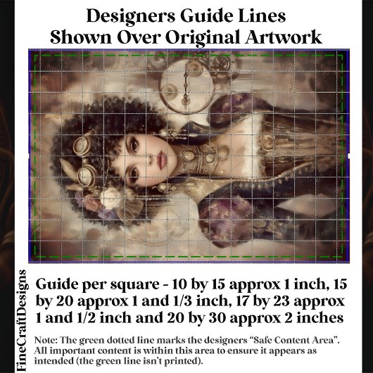 Glamour Steampunk Woman DM2RF Decoupage Seidenpapier