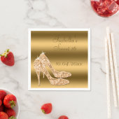Glamour Sweet 16 Gold Stilettos Napkins Serviette (Beispiel)