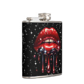 Glamour, trendig, mädchenhaft, Schönheit, Make-up, Flachmann (Rechts)