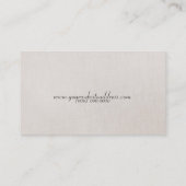 Glamour und Glitzy Trendy IMITATS Funkelnd Sequins Visitenkarte (Rückseite)