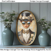 Glamour Viktorianisch Bridge & Blume R8 Decoupage Seidenpapier