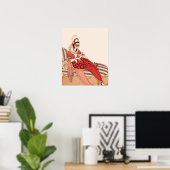 Glamour Vintag Fashion Gerda Wegener Poster (Heimbüro)