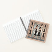 Glamour Vintag LBD Little Black Dress Diary Notizblock (Innenseite)