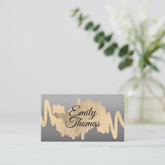 Glamour Visitenkarte (Stehend Vorderseite)