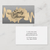 Glamour Visitenkarte (Vorne/Hinten)