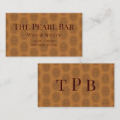 Glamour Visitenkarte (Vorne/Hinten)