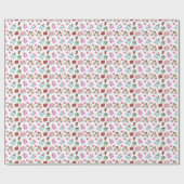 Glamour Wasserfarbe: Mode Nahtloses Muster Geschenkpapier (Flach)