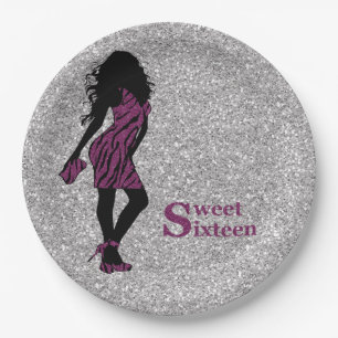 Glamour Women Sweet 16 Pappteller