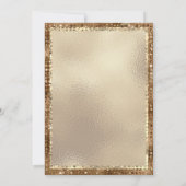 Glamour Woodland Animals Baby Dusche Einladung (Rückseite)