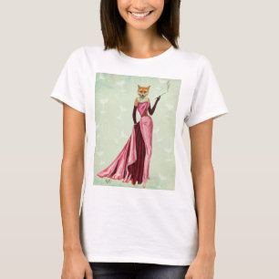 GlamourFox in Rosa 2 T-Shirt