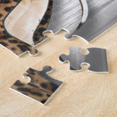 Glamourmartini-Cocktail-Party-Mädchen stilletos Puzzle (Seite)