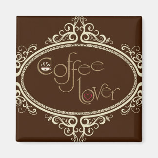glamourös Kaffee Lover Magnet