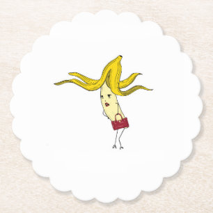 Glamouröse Banane, Banane-Thema Untersetzer