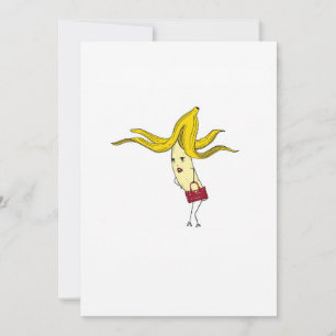 Glamouröse Banane, Bananen-Thema Einladung