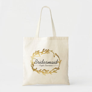 Glamouröse Brautjungfer Gold Hochzeitstasche Tragetasche
