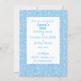 Glamouröse Einladungen zu personalisierten Geburts