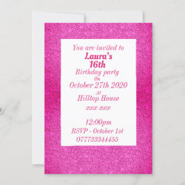 Glamouröse Einladungen zu personalisierten Geburts