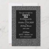 Glamouröse Einladungen zu personalisierten Geburts (Vorderseite)