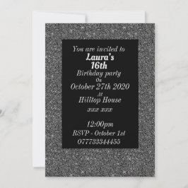 Glamouröse Einladungen zu personalisierten Geburts