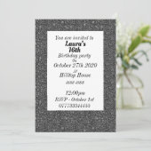 Glamouröse Einladungen zu personalisierten Geburts (Stehend Vorderseite)