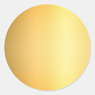 Glamouröse elegante falsche Gold-Leer-Vorlage Glam Runder Aufkleber