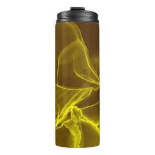 Glamouröse Farbflüssigkeit: Marmorfolie. Thermosbecher