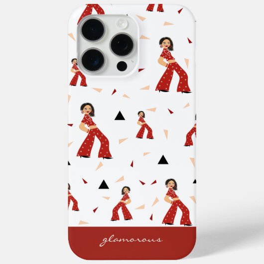Glamouröse Frau Case-Mate iPhone Hülle (Rückseite)