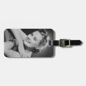 Glamouröse Frau Gepäckanhänger (Vorderseite horizontal)