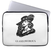 Glamouröse Frau mit Katzenmode-Illustration